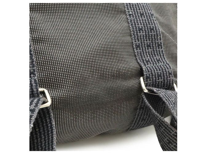 Hermès Zaino e Borsa a Spalla Hermes Herline Sac aux MM in tela grigia - vista 7