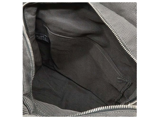 Hermès Zaino e Borsa a Spalla Hermes Herline Sac aux MM in tela grigia - vista 9