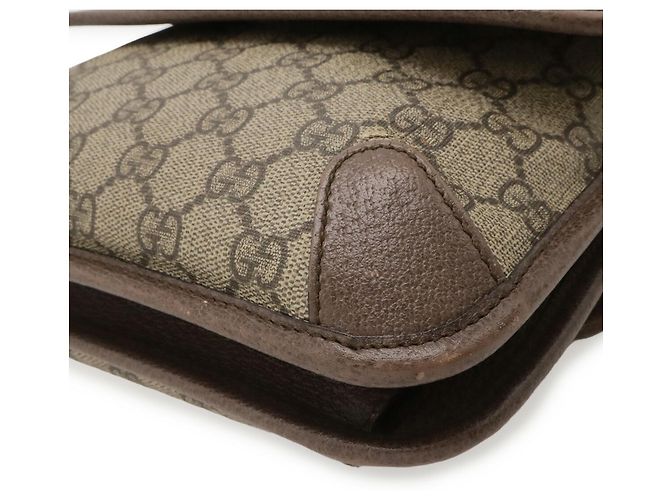 Borsa piccola Gucci Neo GG Supreme Marrone Rosso Beige Verde Giallo - vista 4