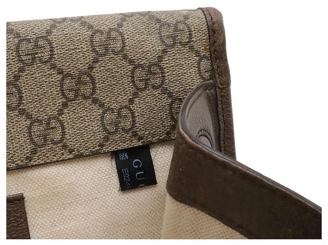 Borsa piccola Gucci Neo GG Supreme Marrone Rosso Beige Verde Giallo - vista 9