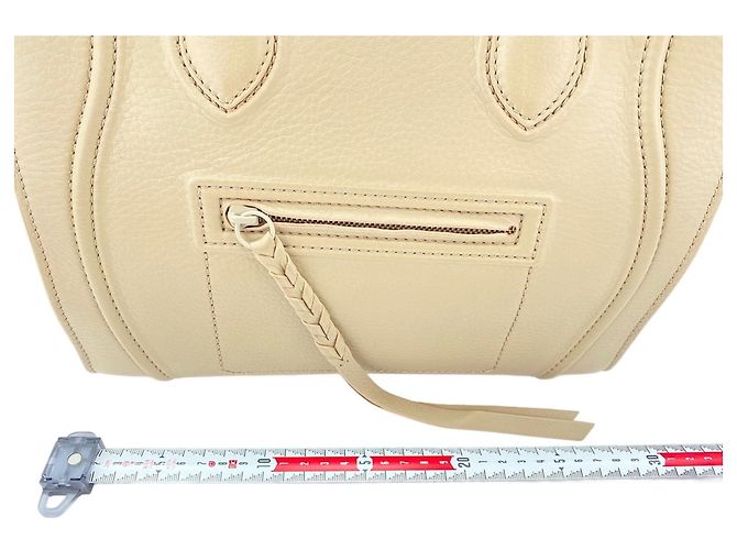 Céline Borsa Celine Luggage Nano Shopper - Beige - vista 3