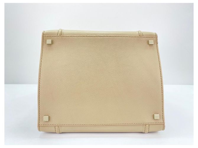 Céline Borsa Celine Luggage Nano Shopper - Beige - vista 6
