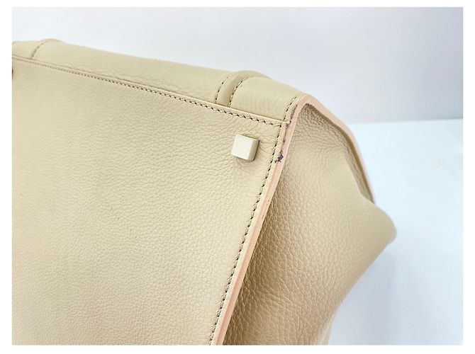 Céline Borsa Celine Luggage Nano Shopper - Beige - vista 7