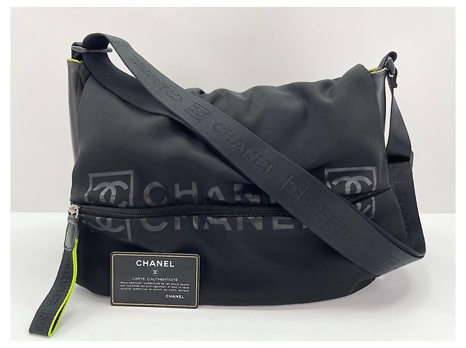 Borsa a Spalla Chanel Sport Line Nero - vista 13