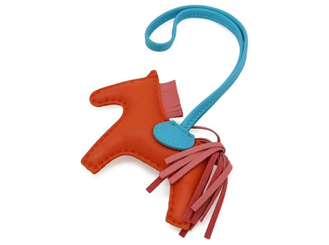 Hermès Accessorio Rodeo Charm PM Hermes Blu Arancione - vista 2