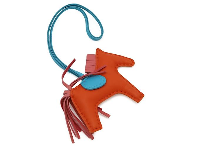 Hermès Accessorio Rodeo Charm PM Hermes Blu Arancione - vista 3