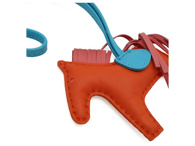 Hermès Accessorio Rodeo Charm PM Hermes Blu Arancione - vista 4