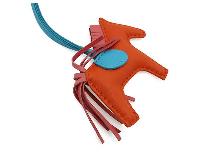 Hermès Accessorio Rodeo Charm PM Hermes Blu Arancione - vista 5