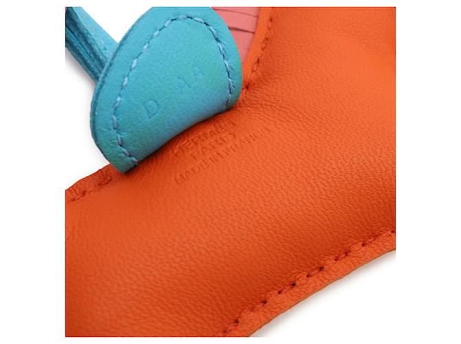 Hermès Accessorio Rodeo Charm PM Hermes Blu Arancione - vista 7