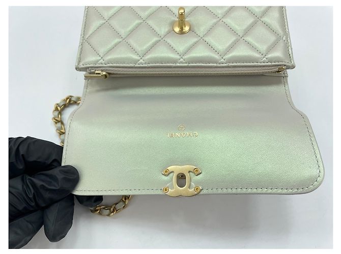 Bolso Chanel Matelassé blanco - vista 10
