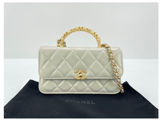 Bolso Chanel Matelassé blanco - vista 13