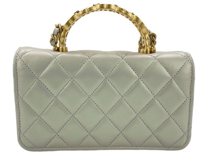 Bolso Chanel Matelassé blanco - vista 2