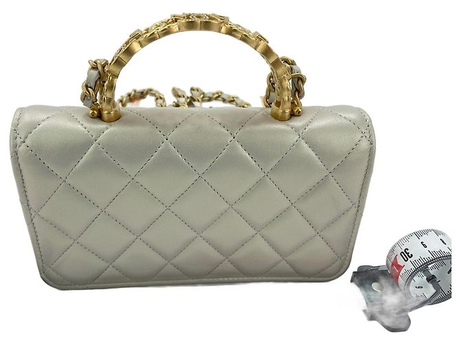 Bolso Chanel Matelassé blanco - vista 3