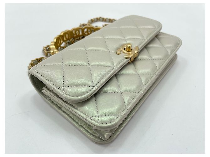 Bolso Chanel Matelassé blanco - vista 7
