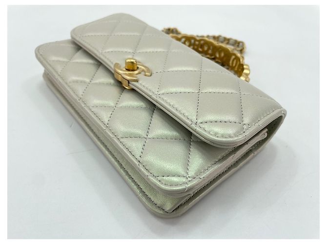 Bolso Chanel Matelassé blanco - vista 8