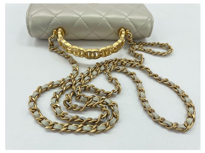 Bolso Chanel Matelassé blanco - vista 9