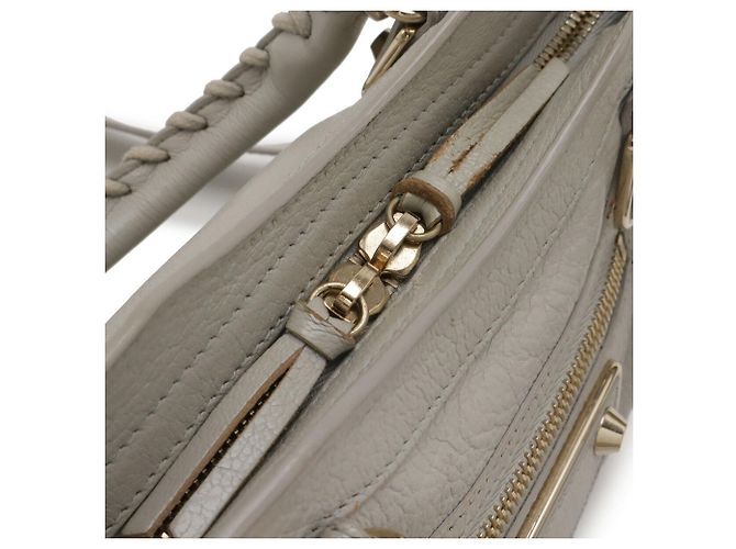Borsa Balenciaga Classic Mini City Grigio - vista 5