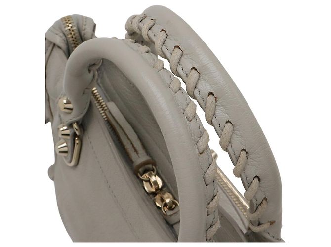 Borsa Balenciaga Classic Mini City Grigio - vista 6