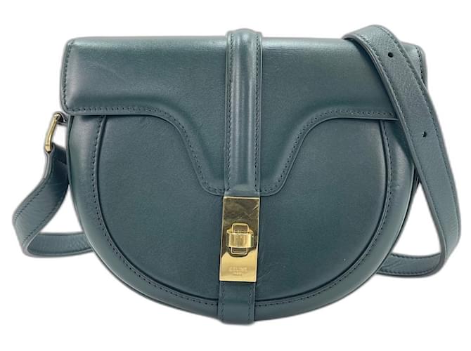 Céline Celine 16 Seize Buzas Small Shoulder Bag Verde - vista 12
