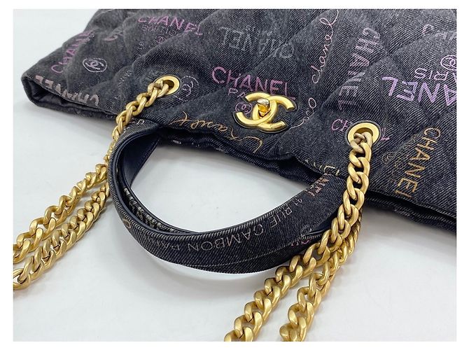 Borsa Chanel 2-Way Maxi Multi-color Multicolore - vista 11
