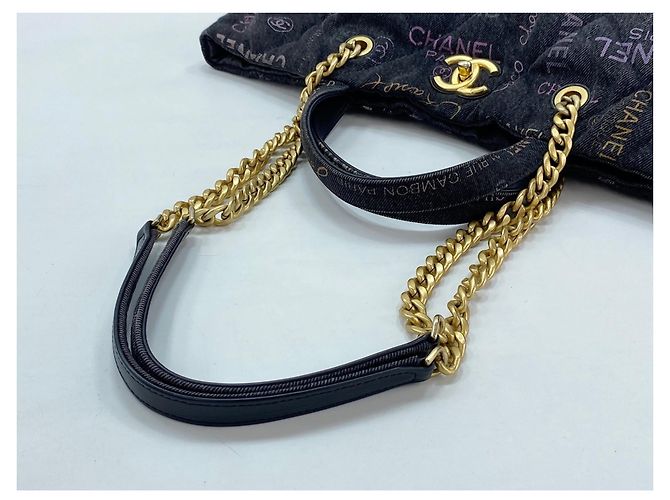 Borsa Chanel 2-Way Maxi Multi-color Multicolore - vista 12