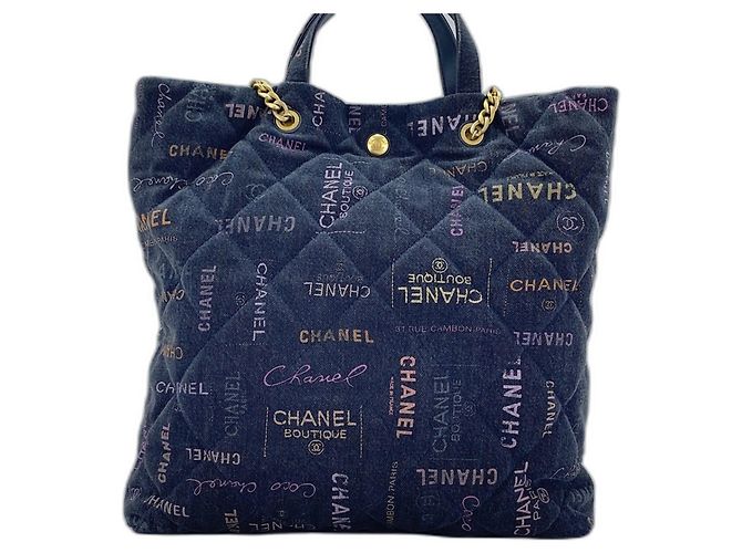 Borsa Chanel 2-Way Maxi Multi-color Multicolore - vista 3