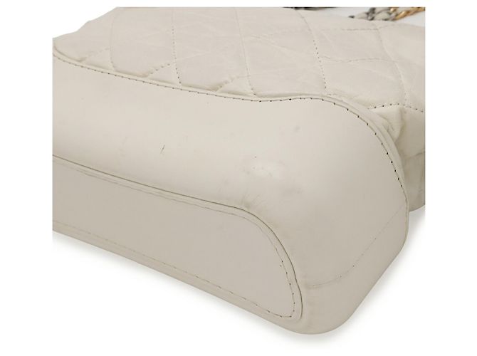 Borsa a Spalla Hobo Chanel Gabrielle de Chanel Small Bianco Crudo - vista 4