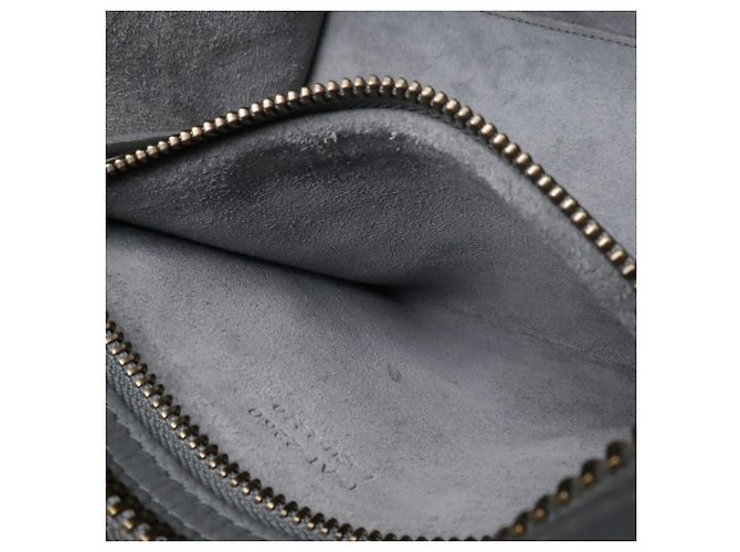 Céline Borsa CELINE Luggage Micro Shopper Tote Marrone - vista 10