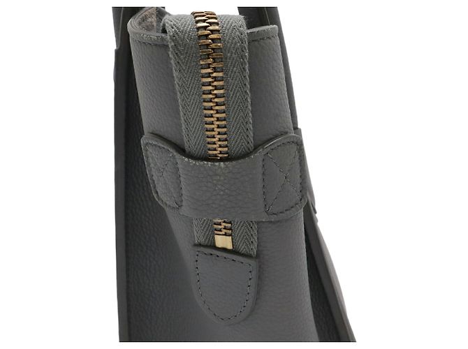 Céline Borsa CELINE Luggage Micro Shopper Tote Marrone - vista 5