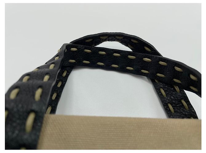 Borsa Fendi Selleria in beige - vista 10