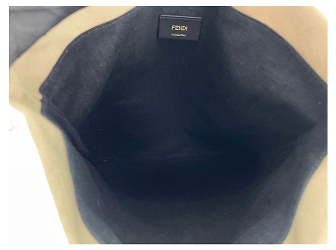 Borsa Fendi Selleria in beige - vista 11