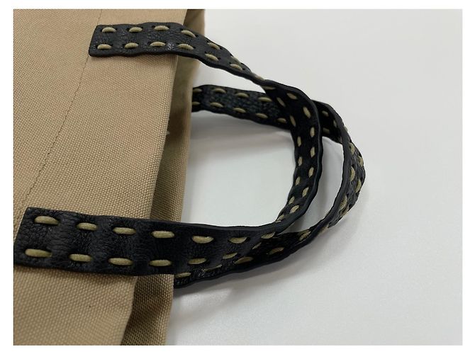 Borsa Fendi Selleria in beige - vista 9