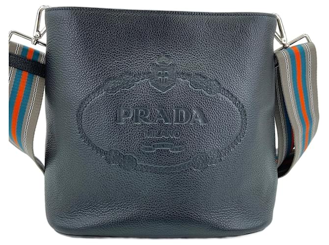 Borsa a tracolla nera Prada Nero - vista 2
