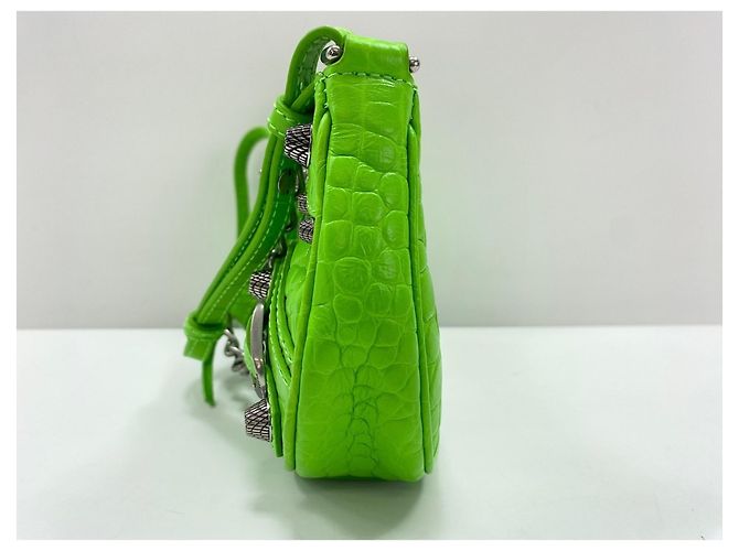 Borsa a Spalla Balenciaga Le Cagoll Verde - vista 3