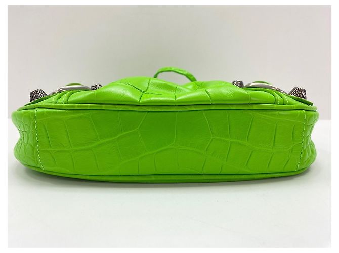 Borsa a Spalla Balenciaga Le Cagoll Verde - vista 5