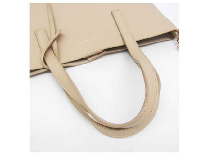 Borsa shopping Yves Saint Laurent Toy 498612 Beige - vista 12