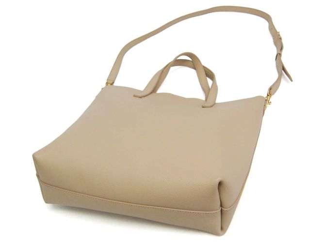 Borsa shopping Yves Saint Laurent Toy 498612 Beige - vista 2