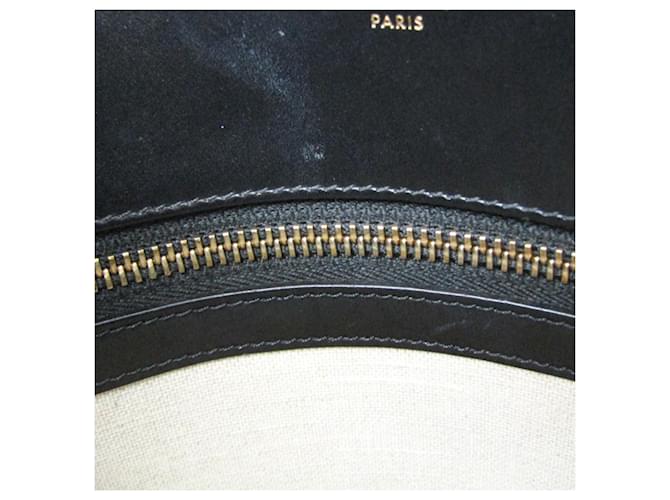 Céline Celine Small Vertical Cobas Handtasche Schwarz Beige - Ansicht 15