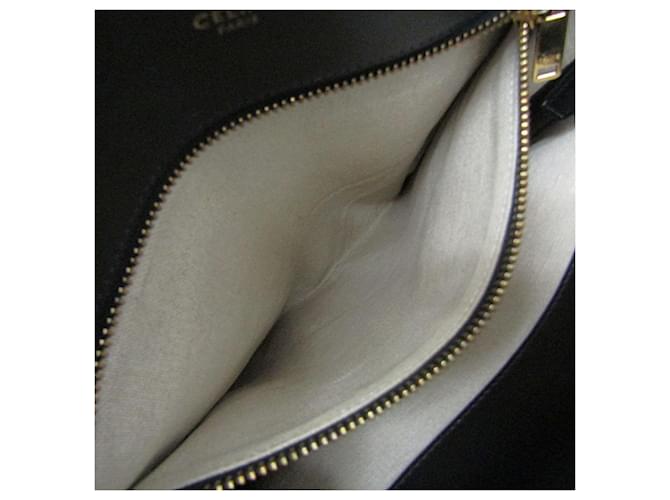 Céline Celine Small Vertical Cobas Handtasche Schwarz Beige - Ansicht 16