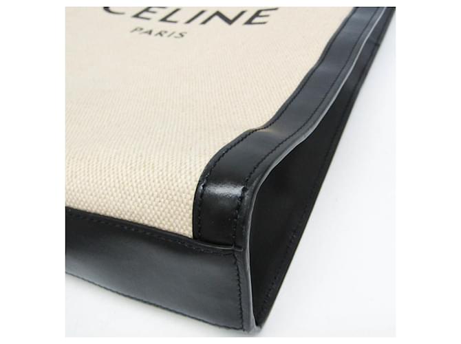 Céline Celine Small Vertical Cobas Handtasche Schwarz Beige - Ansicht 5