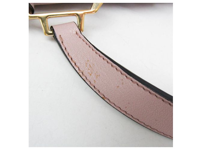 Borsa a mano e borsa a tracolla in pelle Miu Miu Madras 5BA108 Rosa - vista 10
