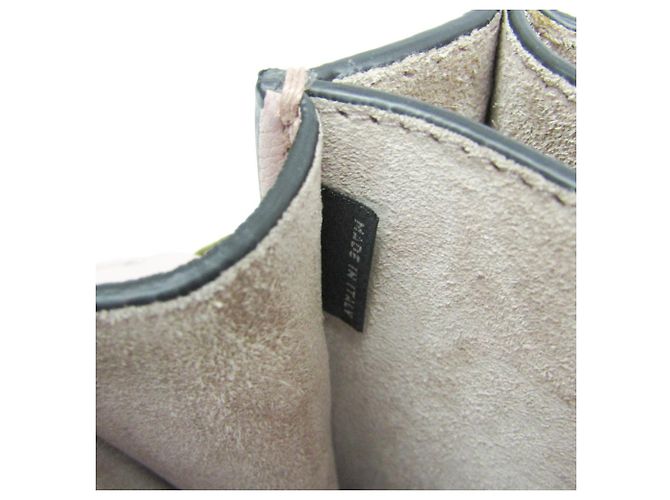 Borsa a mano e borsa a tracolla in pelle Miu Miu Madras 5BA108 Rosa - vista 18