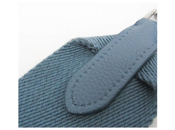 Céline Borsa a tracolla in pelle da donna Celine Sangle Small Bucket Blu - vista 10