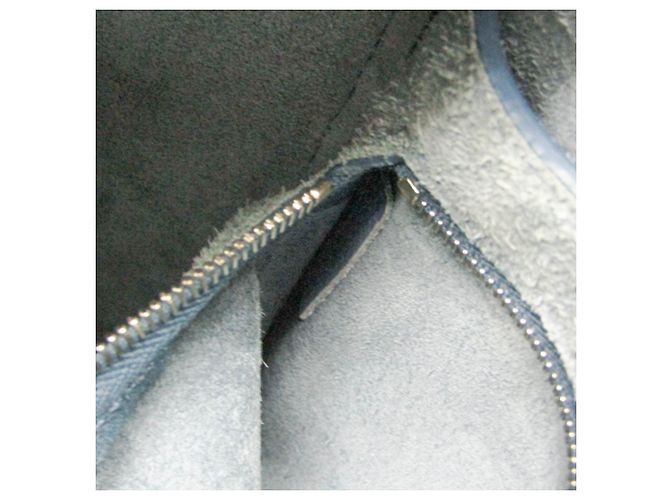 Céline Borsa a tracolla in pelle da donna Celine Sangle Small Bucket Blu - vista 18