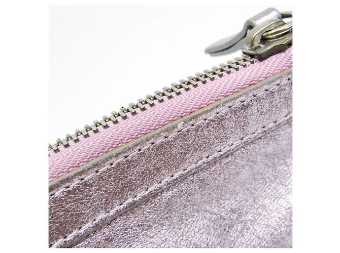 Maison Martin Margiela Borsa a tracolla in pelle rosa metallizzato Maison Margiela - vista 12