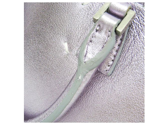 Maison Martin Margiela Borsa a tracolla in pelle rosa metallizzato Maison Margiela - vista 14
