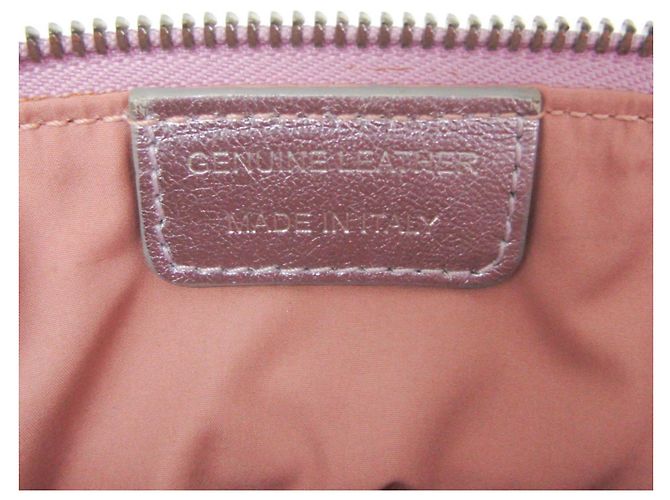 Maison Martin Margiela Borsa a tracolla in pelle rosa metallizzato Maison Margiela - vista 18