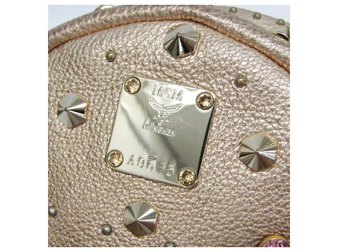Zaino e Borsa a Spalla in Pelle MCM BEBE BOO D'oro - vista 10