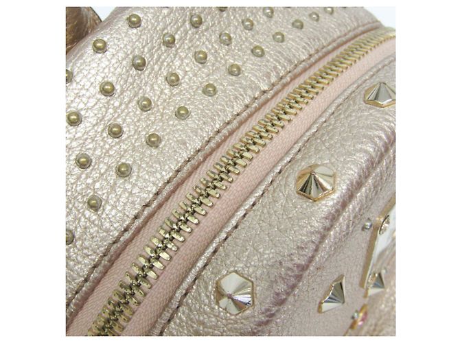 Zaino e Borsa a Spalla in Pelle MCM BEBE BOO D'oro - vista 17