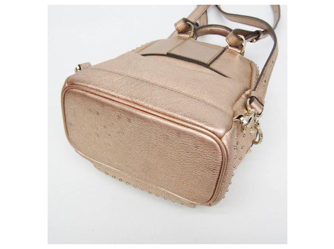 Zaino e Borsa a Spalla in Pelle MCM BEBE BOO D'oro - vista 5